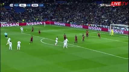 Casemiro Super Chance - Real Madrid 0-0 Roma 08.03.2016