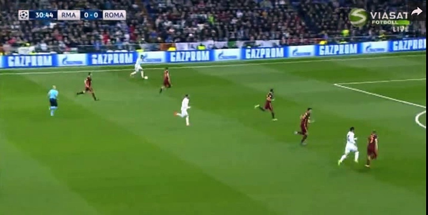 Cristiano Ronaldo Amazing Shot HD - Real Madrid 0-0 AS Roma 08.03.2016 HD
