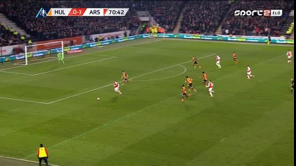 Olivier Giroud Goal HD - Hull City 0-2 Arsenal - 08-03-2016 FA Cup