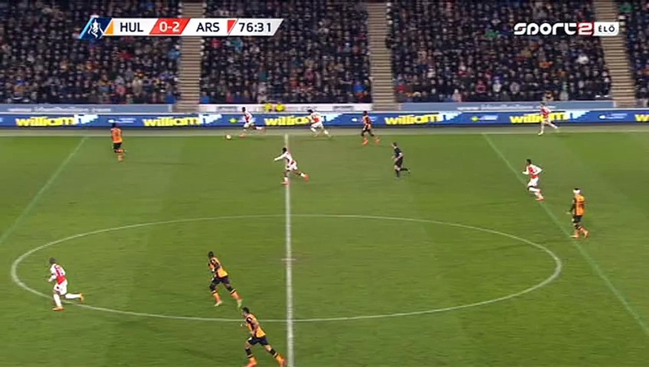 Theo Walcott Goal HD - Hull City 0-3 Arsenal - 08-03-2016 FA Cup
