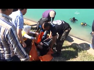 Kanala düşen gencin cesedi bulundu