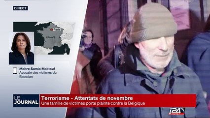 Une famille des victimes du Bataclan porte plainte contre la Belgique