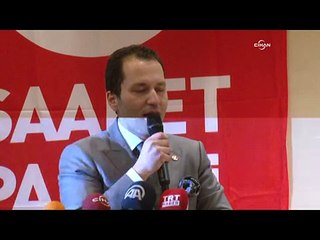 Fatih Erbakan, Saadet Partisi genel başkanlığına adaylığını açıkladı
