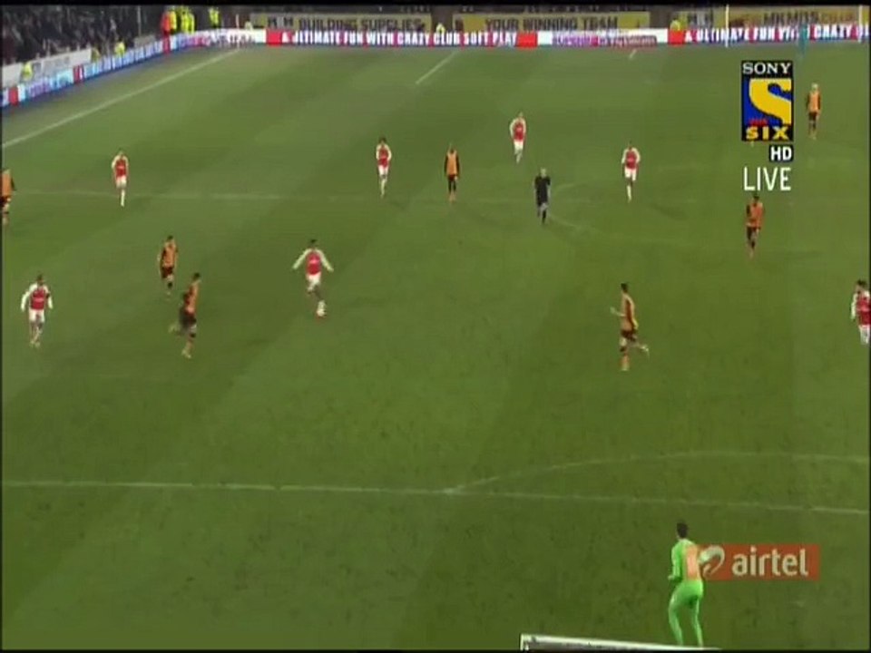 Theo Walcott 2nd Goal HD- Hull City0-4 Arsenal 08.03.2016