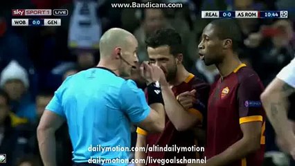 60' Cristiano Ronaldo Free Kick Chance | Real Madrid vs AS Roma UCL 08.03.2016 HD