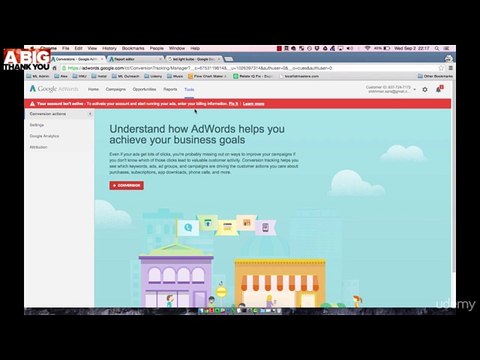 806 Conversion Tracking - Google AdWords For Beginners