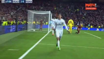 James Rodriguez HD Goal - Real Madrid 2 - 0	AS Roma - 08-03-2016