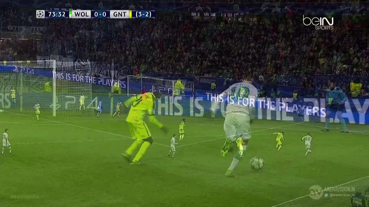 1-0 André Schürrle Goal HD - Wolfsburg vs. Gent 08.03.2016 HD