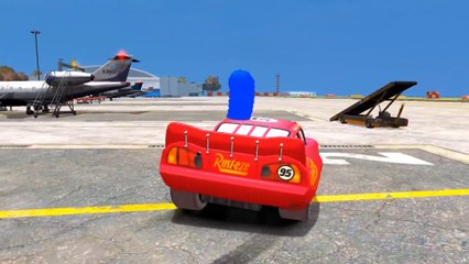 5 Flash McQueen,Tortues Ninja, Dinoco Disney Cars 2 Pixar Marge Simpson - Dessin animé en francais