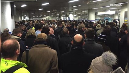 Busy London subway line evacuated because it's overcrowded