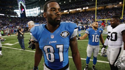 Lions wide receiver Calvin Johnson retires