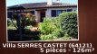 A vendre - Maison/villa - SERRES CASTET (64121) - 5 pièces - 126m²