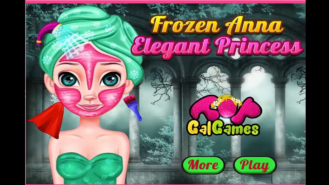 Frozen Anna Elegant Princess - Cartoon Video Game For Girls