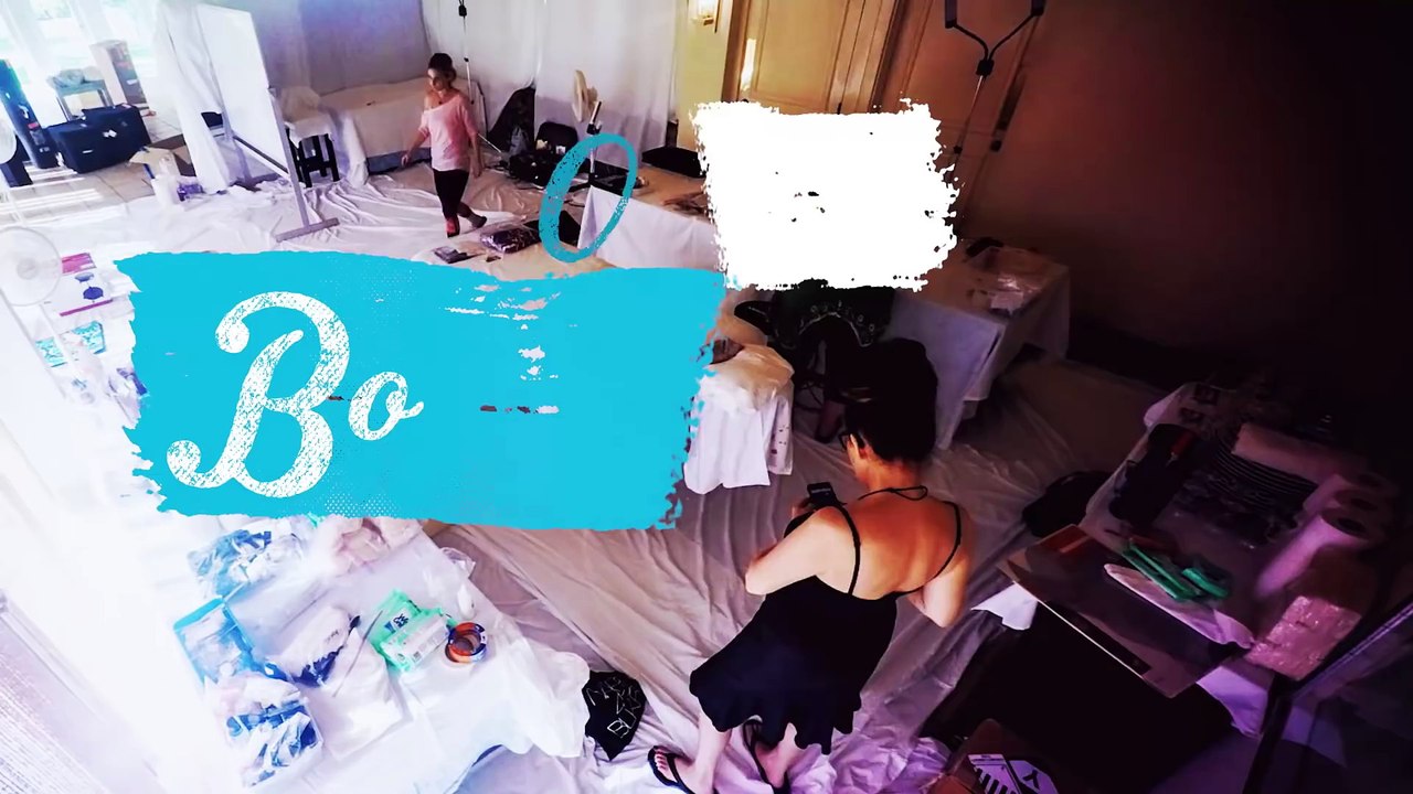 Erin Heatherton & Rose Bertram BTS of Body Painting Session _ Sports Illustrated Swimsuit 2015