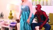 Spiderman, Frozen Elsa & Spiderbaby! Pink Spidergirl, Baby Farts & Joker! Superhero Fun in