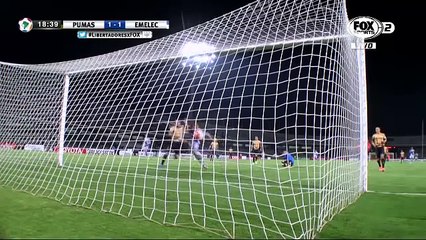 Pumas 4 - 2 Emelec Copa Libertadores 18 Febrero 2016