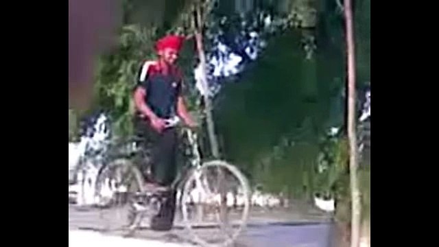 Bicycle Stunt Goes Horribly Wrong WhatsApp Funny Accident Video