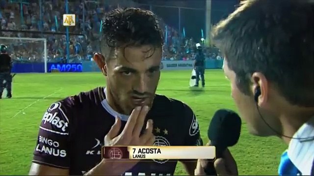 El triunfo es merecido . Temperley 0 - Lanús 1. Fecha 3. Primera División 2016