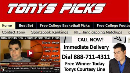 College Basketball Free  Picks TV Show  3-8-2016--Tonys Picks