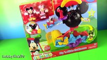 PLAY DOH Disney Mickey Mouse Clubhouse! Minnie Mouse Play on Slide See Saw Fly in Plane Ho