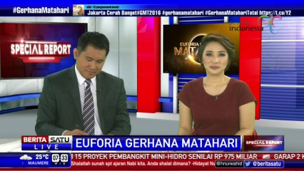 Pantai Tanjung Kelayang Gelap Gulita Saat Gerhana Matahari Total