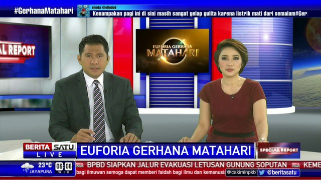 Kota-Kota di Indonesia yang Mengalami Gerhana Matahari Total