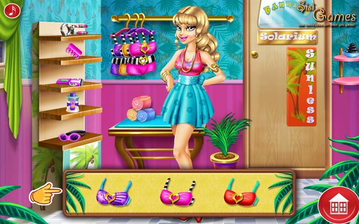 Princess Solarium Tanning: Disney princess Frozen - Game for Little Girls