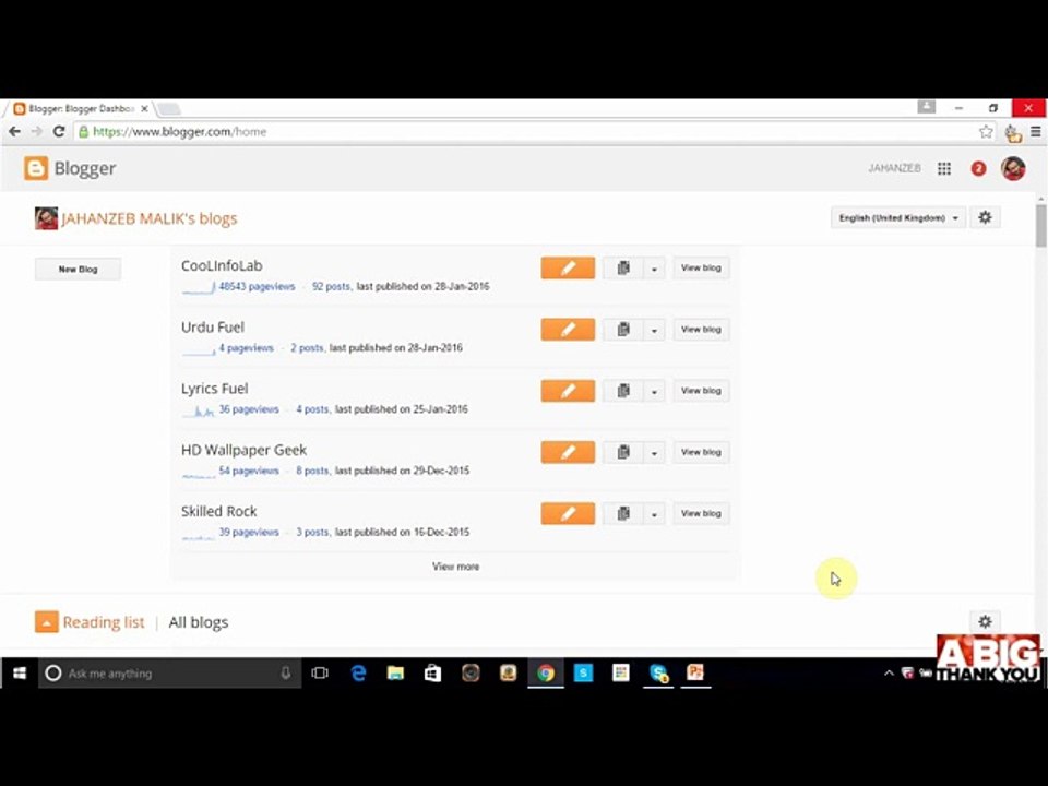 002 Lets Make A Blog  Test - How to Eran With Blog