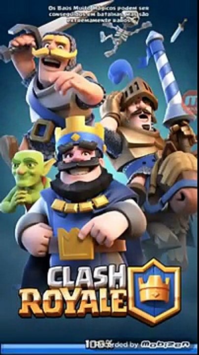 Nível 3 ganhando de nível 5 clash royale (FULL HD)