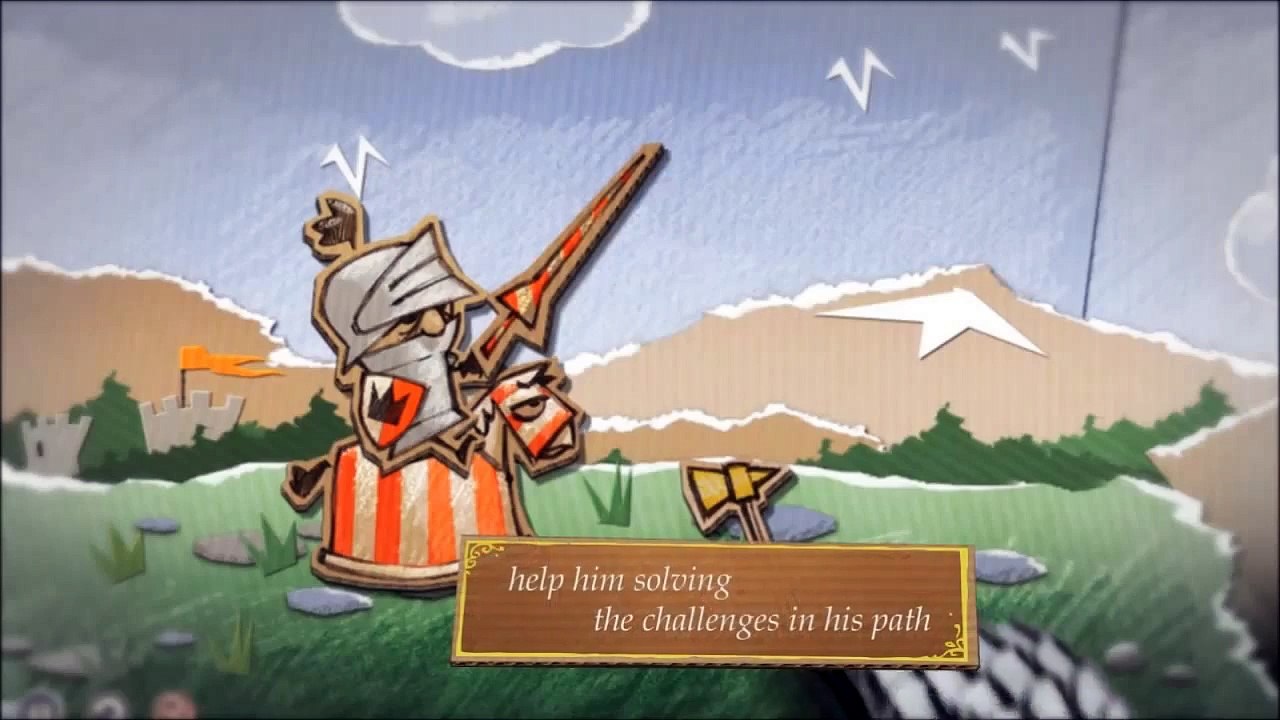 Cardboard castle trailer