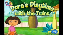Doras Playtime With The Twins Online Game Episode Dora The Explorer Kids Babysitter