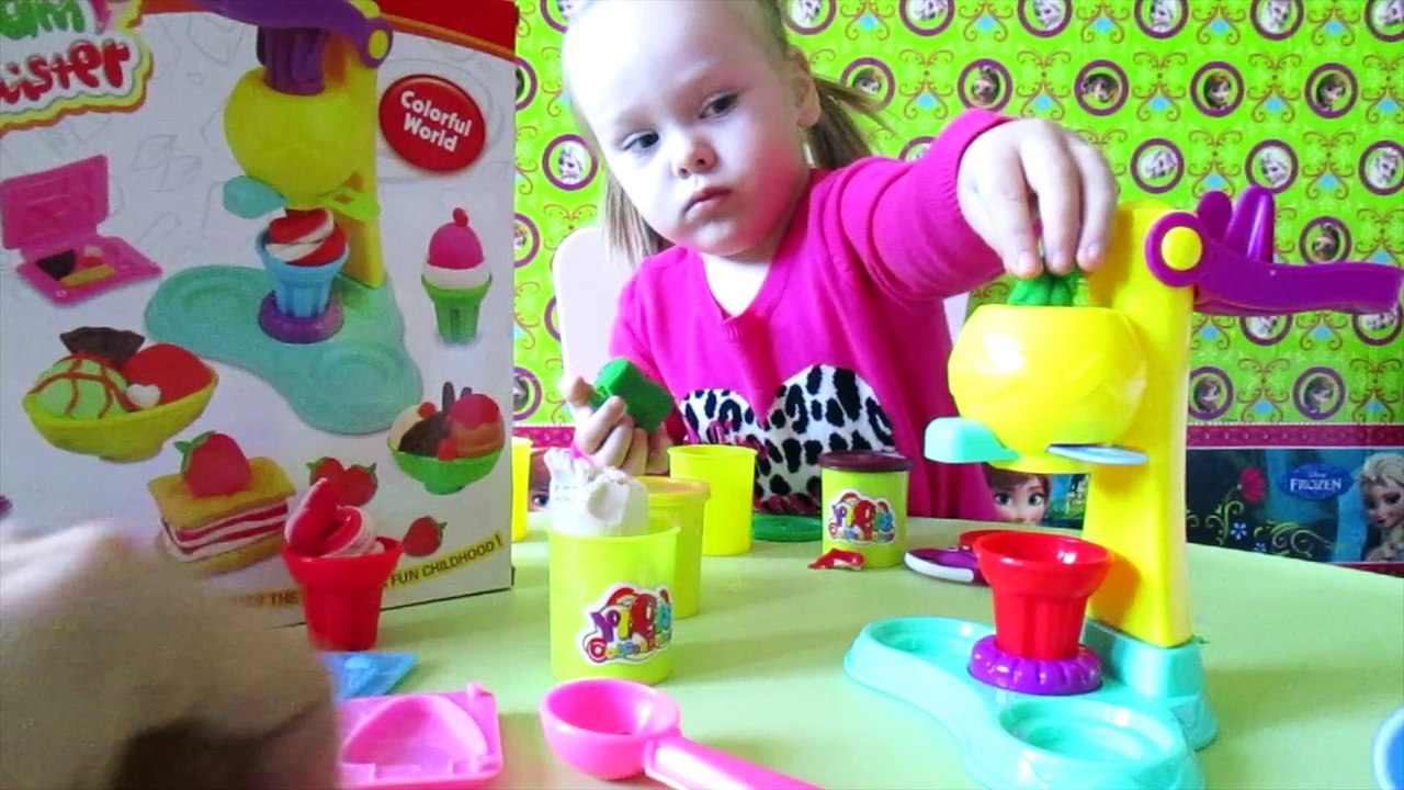 PLAY DOH Сream Freeze / JOUER DOH Congélateur en crème / Plastilina ? Ream congelador .
