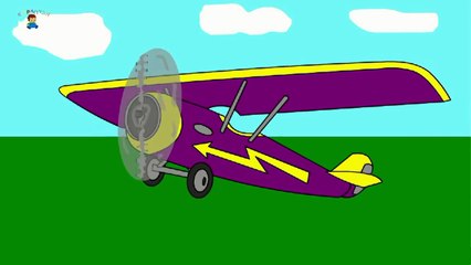 Rainbow Colors Book: Kids Learn Colours: Sports Aeroplane! [运动飞机]