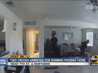 Two crooks arrested for robbing Phoenix home