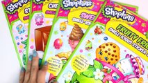 4 Shopkins Smell-icious Activities Books with Scented Stickers Review Video Cookieswirlc