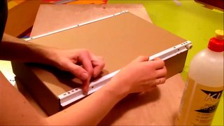 Как сделать выдвижной ящик из картона