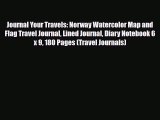 PDF Journal Your Travels: Norway Watercolor Map and Flag Travel Journal Lined Journal Diary
