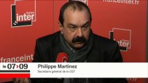 Philippe Martinez répond aux questions de Léa Salamé
