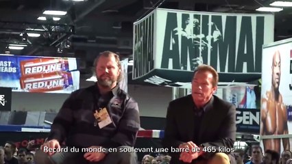 Record du monde en soulevant une barre de 465 kilos