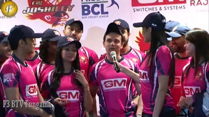 JERSEY LAUNCH OF BCL TEAM JAIPUR II RAJ JOSHILEY WITH TV CELEBS