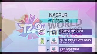 ICC T20 Cricket world Cup 2016 Schedule, Venues, Groups Details - Video Dailymotion