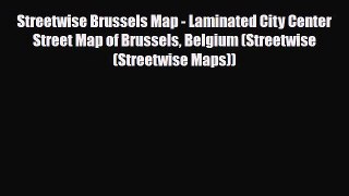 Download Streetwise Brussels Map - Laminated City Center Street Map of Brussels Belgium (Streetwise