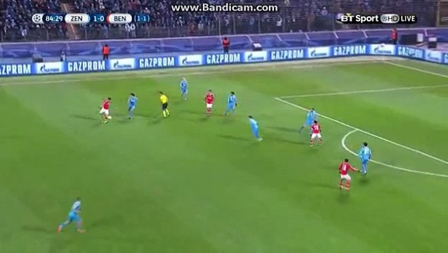 Nicolas Gaitan Goal HD Zenit Petersburg 1 - 1 Benfica - 09-03-2016
