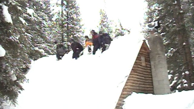 How To Shovel Snow And Go Sledding All At Once