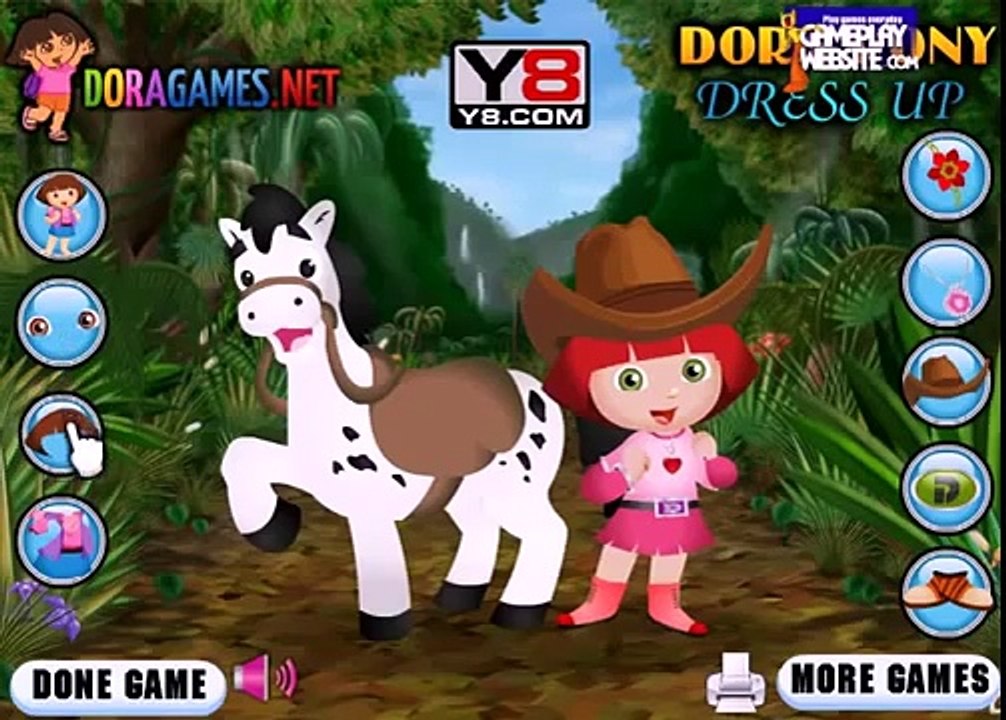 Dora the Explorer Dora lExploratrice episode en francais Dora Pony DressUp Dora the Explorer EgTKm
