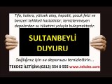 Sultanbeyli İstanbul su deposu temizleme hizmeti TEKDEZ