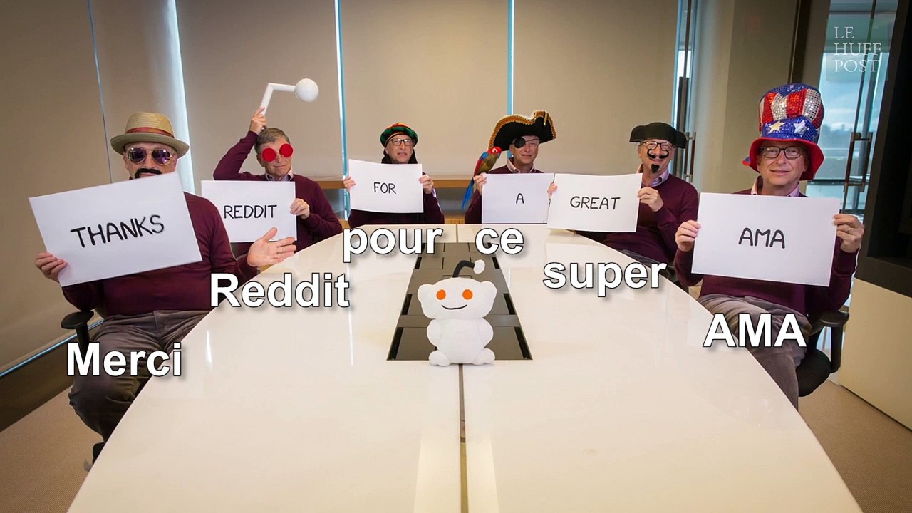 Quand Bill Gates remercie les utilisateurs de Reddit