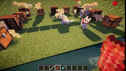 Funny cats and dogs compilation - Minecraft style