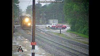 CSX Intermodal Train on the Fostoria Railcam - 6/8/15