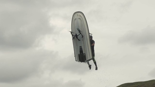 Drone vs Jet ski